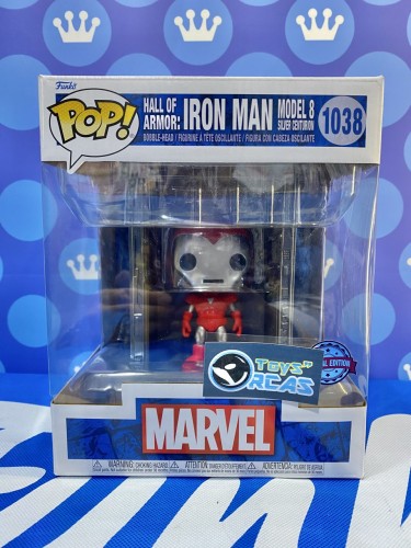 FUNKO POP<鋼鐵人>Hall of Armor MK8 Silver Centurion-NO.1038