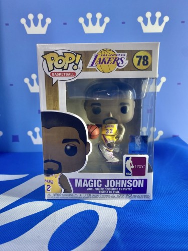  FUNKO POP<NBA>洛杉磯湖人魔術手約翰遜 magic johnson(黃衣)_-No.78