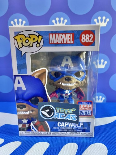 FUNKO POP<Marvel> Capwolf (Year Of The Shield) (Funko 2021 Summer Convention Limited Edition)-NO.882