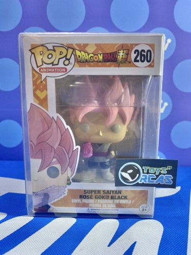 FUNKO POP<龍珠超>玫紅黑悟空Super Saiyan Rose Goku Black-NO.260