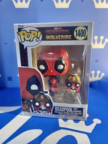 FUNKO POP <死侍與狼人>死侍和頭-No.1400