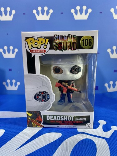 FUNKO POP<自殺特工>戴面具死亡射手DEADSHOT-NO.106