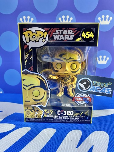 FUNKO POP<星球大戰StarWars>C-3PO(2D塗裝)-NO.454