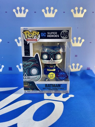 FUNKO POP<墨西哥亡靈節>蝙蝠俠(夜光限定款)BATMAN-No.409