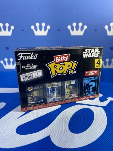 FUNKO Bitty POP套裝<STARWARS> (莉亞公主,R2-D2,C-3PO,隨機)-NO.4