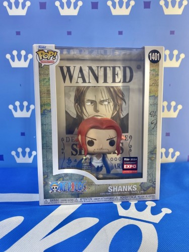 FUNKO POP<One Piec> - Shanks Wanted Poster Pop! Covers - NO.1401 (Expo)