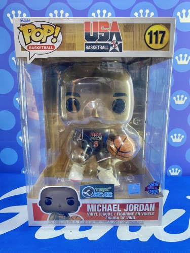 FUNKO POP<經典NBA>10吋 92年藍衫USA_米高.佐敦-No.117