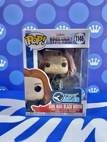 FUNKO POP<美國隊長3-英雄內戰12公仔套裝>黑寡婦-NO.1146