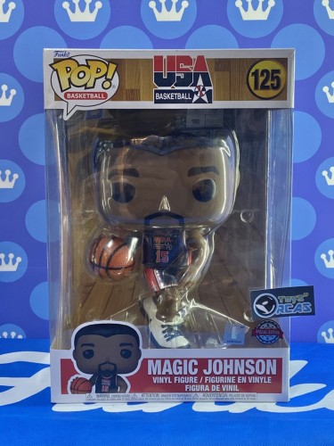 FUNKO POP<NBA>10吋 Magic Johnson<USA Basketball>-No.125