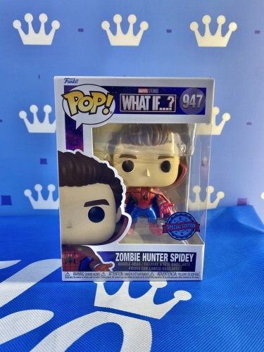 FUNKO POP < What If...?> - Zombie Hunter Spidey-No.947 (Exclusive)