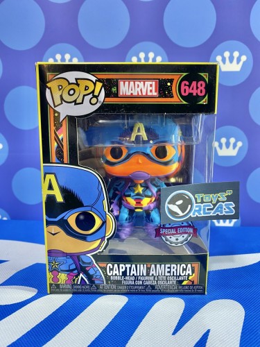 FUNKO POP<MARVEL>美國隊長(Blacklight版)-NO.648