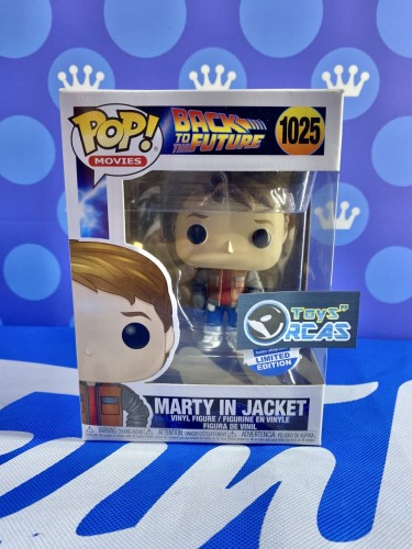 FUNKO POP<回到未來>-Marty in Jacket -NO.1025 (Funko Exclusive)