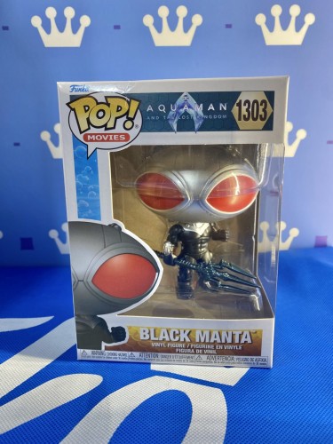 FUNKO POP<水行俠與失落王國> - 黑蝠鱝BLACK MANTA-NO.1303