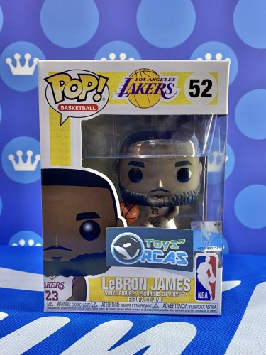 FUNKO POP<NBA>洛杉磯湖人_勒邦.占士(白衫)-No.52