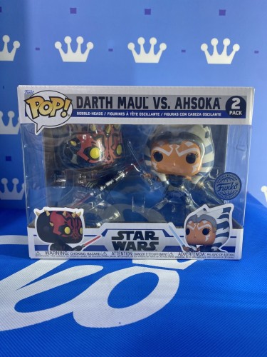 FUNKO POP<星球大戰StarWars>達斯·魔與亞蘇卡·譚諾-孖裝-No.2pack