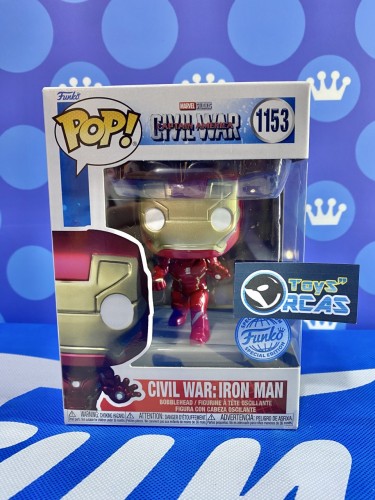 FUNKO POP<美國隊長3-英雄內戰12公仔套裝>Iron Man-NO.1153