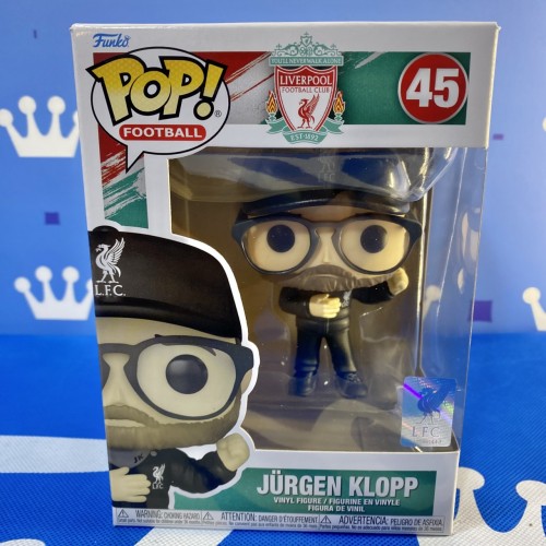 FUNKO POP<利物浦>領隊有眼鏡高普KLOPP公仔(昇龍拳)-NO.45