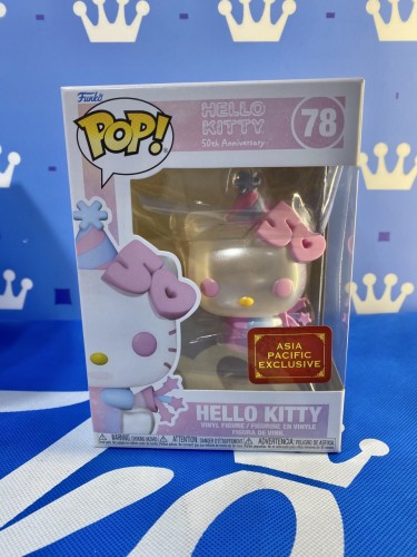 FUNKO POP<Hello Kitty 50週年>HELLO KITTY_拉花炮-No.78 (Asia Exclusive)