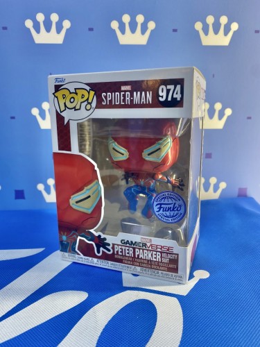 FUNKO POP<SPIDER MAN 2>彼德帕克極迅戰衣PETRER PARKER SUIT Funko Special-No.974