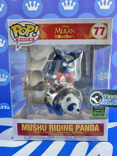 FUNKO POP<花木蘭> Mushu Riding Panda (6 inch)-NO.77