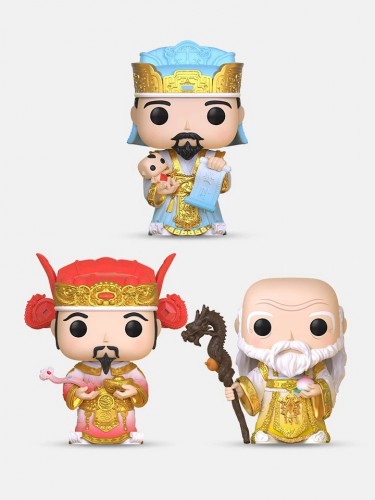 FUNKO POP<三星高照>福.祿.壽三星_會場特別色-No.124,125,126