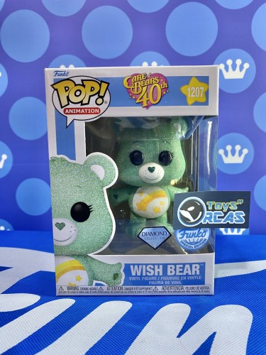 FUNKO POP <Care Bears 40th>Wish Bear(綠色)(鑽石版)-No.1207