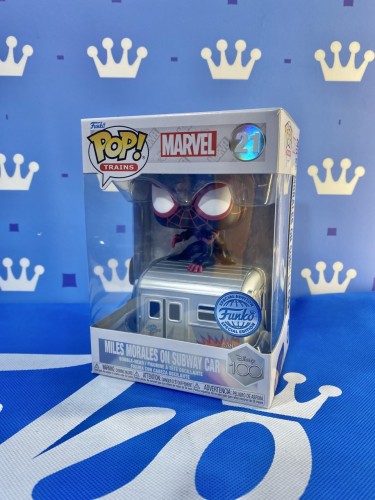 FUNKO POP <MARVEL>MILES MORALES ON SUBWAY CAR-NO.21