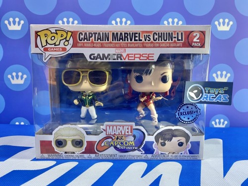 FUNKO<Games >Marvel隊長 vs 春麗 Captain Marvel vs Chun Li《Marvel Comics》NO.2