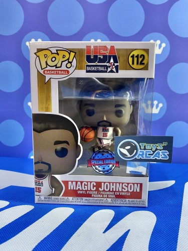  FUNKO POP<經典NBA>92USA_魔術手.莊遜-No.112