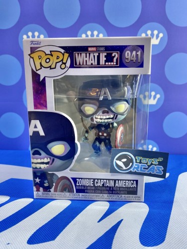 FUNKO POP<Marvel-What If…>-Zombie Captain America -NO.941