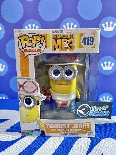 FUNKO POP<壞蛋獎門人3>旅行JERRY(金屬)-NO.419