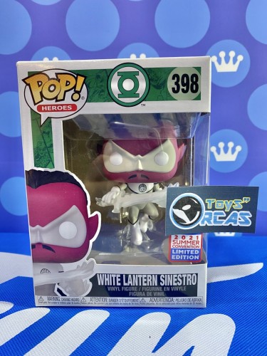 FUNKO POP<綠燈俠>White Lantern Sinestro (Funko 2021 Summer Convention Limited Edition)-NO.398