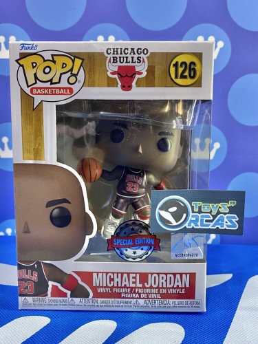 FUNKO POP<經典NBA>芝加哥公牛_米高.佐敦_23號(黑衫1995)-No.126