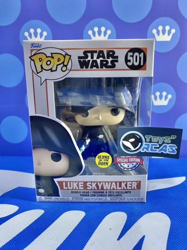 FUNKO POP<<星球大戰StarWars>>盧克.天行者(頭笠)(夜光版)-NO.501