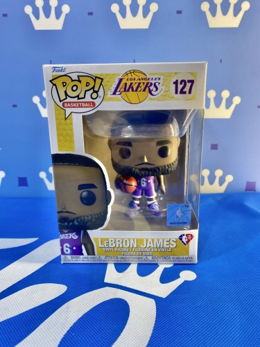 FUNKO POP<NBA>洛杉磯湖人_勒邦.占士(2021 City Edition)-No.127