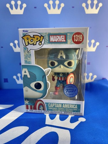 FUNKO POP<MARVEL>美漫美國隊長-NO.1319