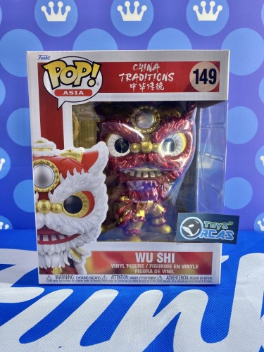 FUNKO POP<中華傳統>6吋紅色舞獅(金屬色)-No.149