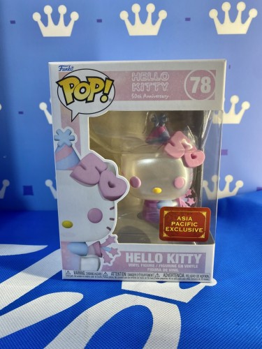 FUNKO POP<Hello Kitty 50週年>HELLO KITTY_拉花炮-No.78