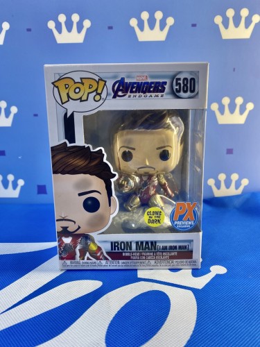 FUNKO POP<復仇者聯盟4>Iron Man(夜光版)-NO.580