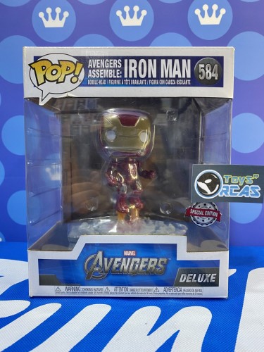 FUNKO POP<復仇者聯盟>6吋Iron Man_噴氣(豪華版)-NO.584