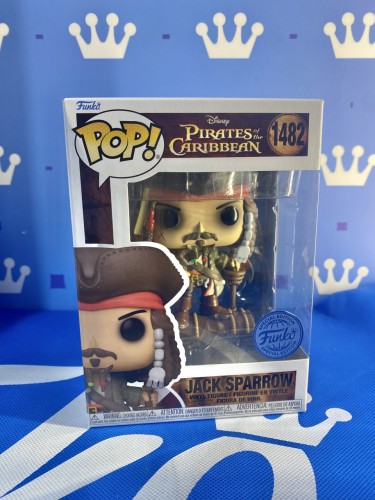 FUNKO POP <魔盜王>積克.史派羅船長Jack Sparrow-NO.1482