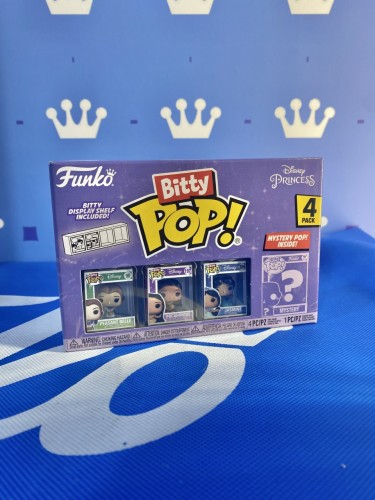 FUNKO BITTY POP套裝<迪士尼公主>(貝兒公主 + 寶嘉康蒂公主 + 苿莉公主 + 隨機款)