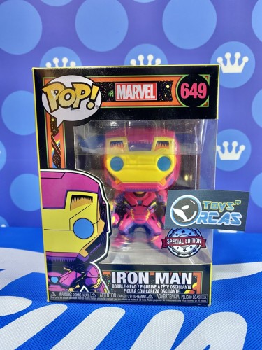 FUNKO POP<MARVEL>Iron Man(Blacklight版)-NO.649