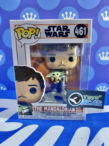 FUNKO POP<星球大戰StarWars>曼達洛人(除頭盔)抱尤達BB-NO.461