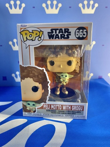 FUNKO POP<星際大戰>派麗·莫托抱尤達BB,Peli Motto with Grogu-NO.665