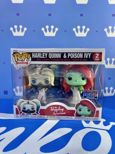 FUNKO POP<HARLEY / IVY>HARLEY QUNN &POISON IVY兩公仔套裝-NO.2pack