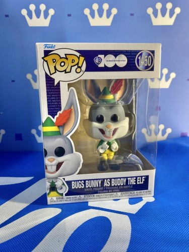 FUNKO POP <Looney Tunes 100週年>賓尼兔(聖誕精靈)-No.1450