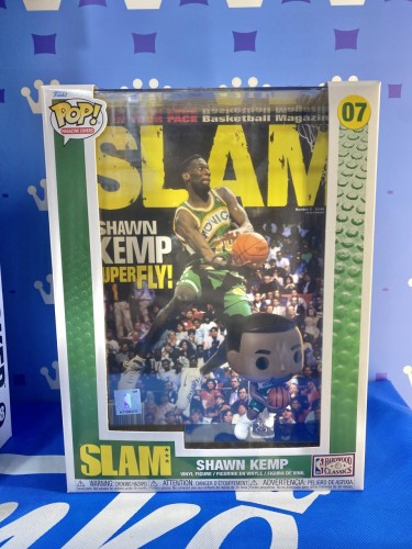 FUNKO POP<經典NBA>Shawn Kemp(Slam雜誌封面背景盒)-No.07