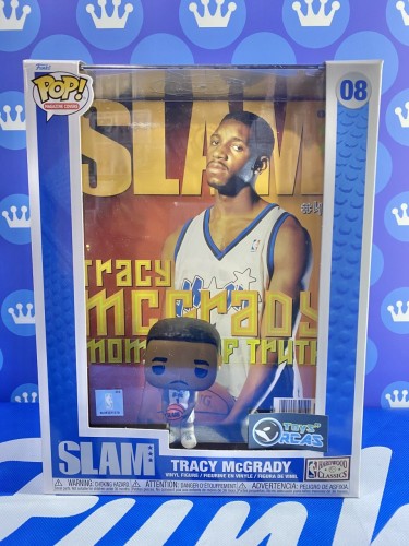 FUNKO POP<經典NBA>Tracy McGrady(Slam雜誌封面背景盒)-No.08