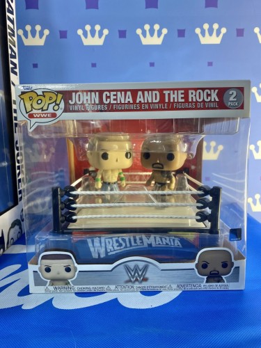 FUNKO POP<WWE> 6吋約翰希南 VS 巨石強森 John Cena vs The Rock-NO.2 pack